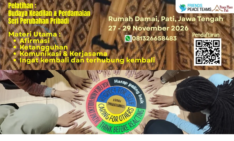 Pelatihan Dasar Hidup Tanpa Kekerasan - Perubahan Pribadi AVP CJP