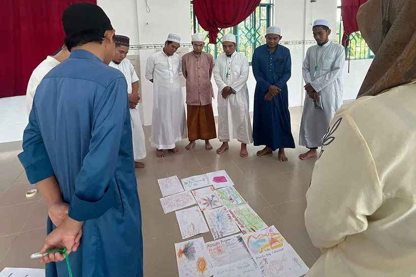 Coreself session, AVP Basic 14 - 16 October 2025 at Ma'had Darussalam Lil Tadrib Al Islami di kota Tay Ninh, Vietnam.Photo’s teams.
