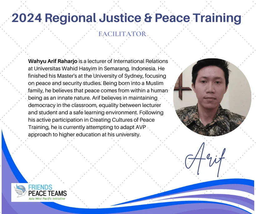 2024 Asia West Pacific Regional Justice & Peace Training Begins