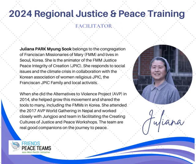 2024 Asia West Pacific Regional Justice & Peace Training Begins