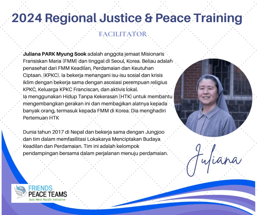 2024 Asia West Pacific Regional Justice & Peace Training Begins