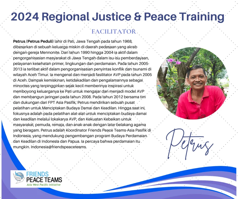 2024 Asia West Pacific Regional Justice & Peace Training Begins