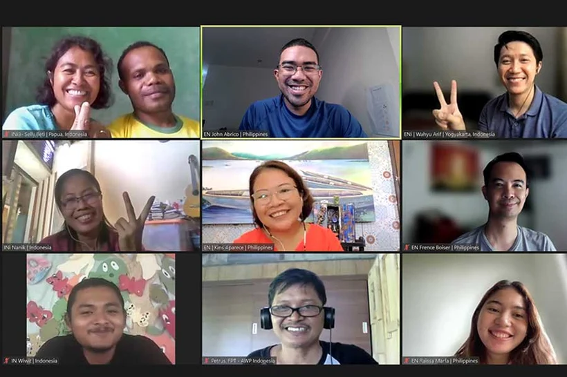 The team behind the Power of Goodness Global event from Indonesia and the Philippines