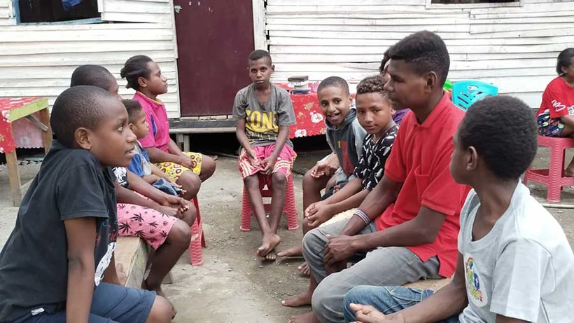 Power of Goodness West Papua Group Discussion