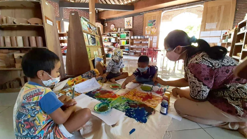 Peace Place is a Comfortable, Open Area to Support Activities During the Covid-19 Pandemic