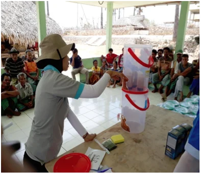 Use of the SAP Water Filter (Practical Water Filter)