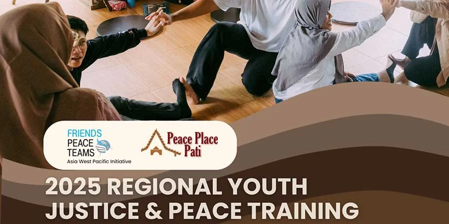 2025 Regional inteerfaith youth training workshop poster