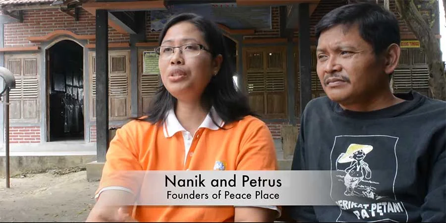 Nanik and Petrus of Peace Place Indonesia