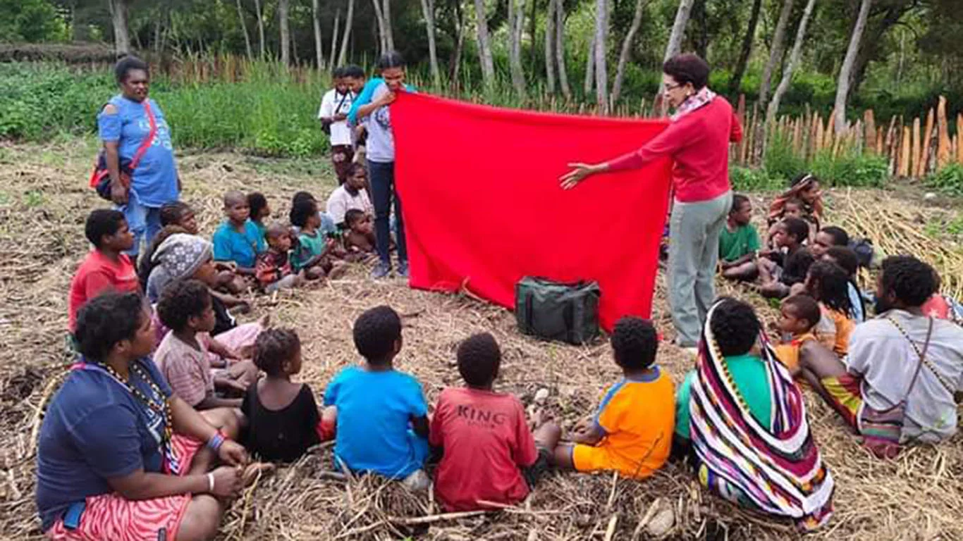 The Blanket Game: Children Get To Know Each Other in the Nduga Armed Conflict