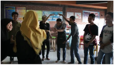Sharing with DECOP (Deaf Community Of Pati) and AVP Community of Pati,